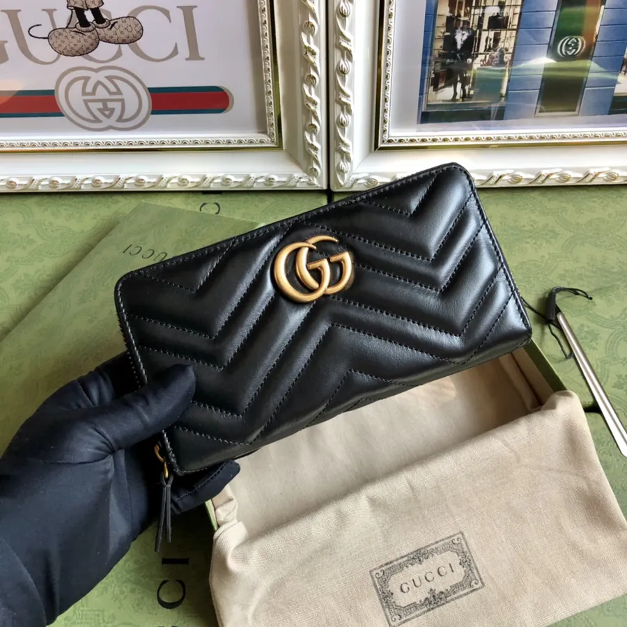Gucci New Arrival Bucket Bag in Grained Calfskin