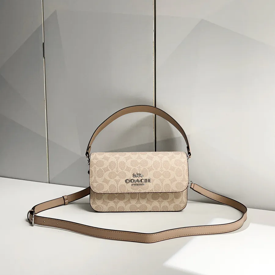 COAC New Brynn Crossbody Bag with Classic Logo and Colorful Design