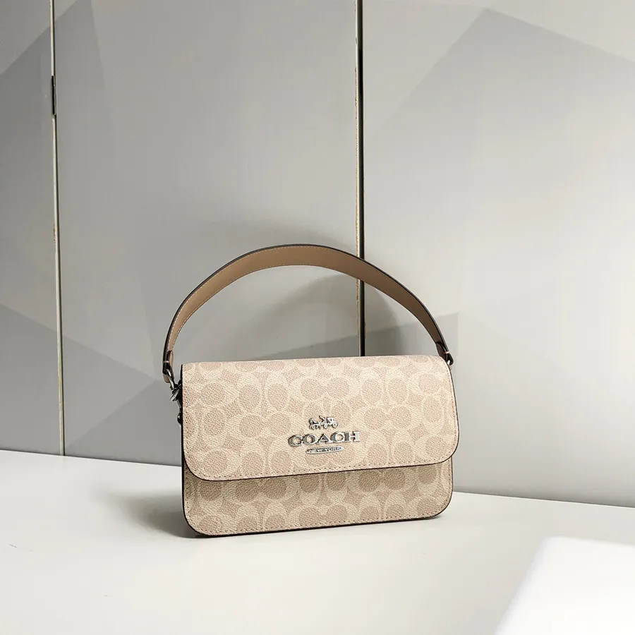 COAC New Brynn Crossbody Bag with Classic Logo and Colorful Design