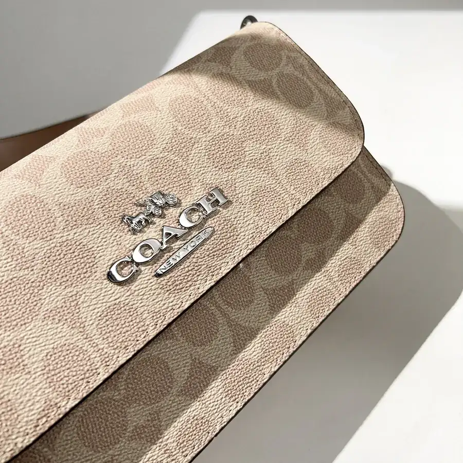 COAC New Brynn Crossbody Bag with Classic Logo and Colorful Design
