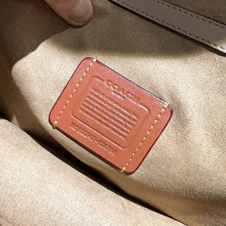 COAC New Brynn Crossbody Bag with Classic Logo and Colorful Design