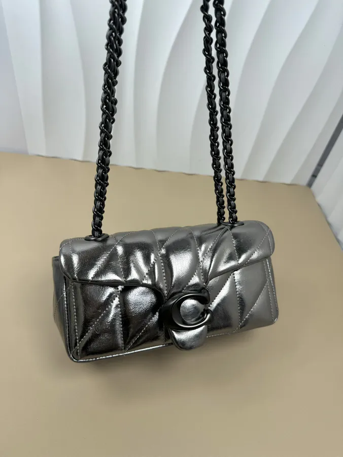 COA*H New Leather Bucket Bag with Quilting