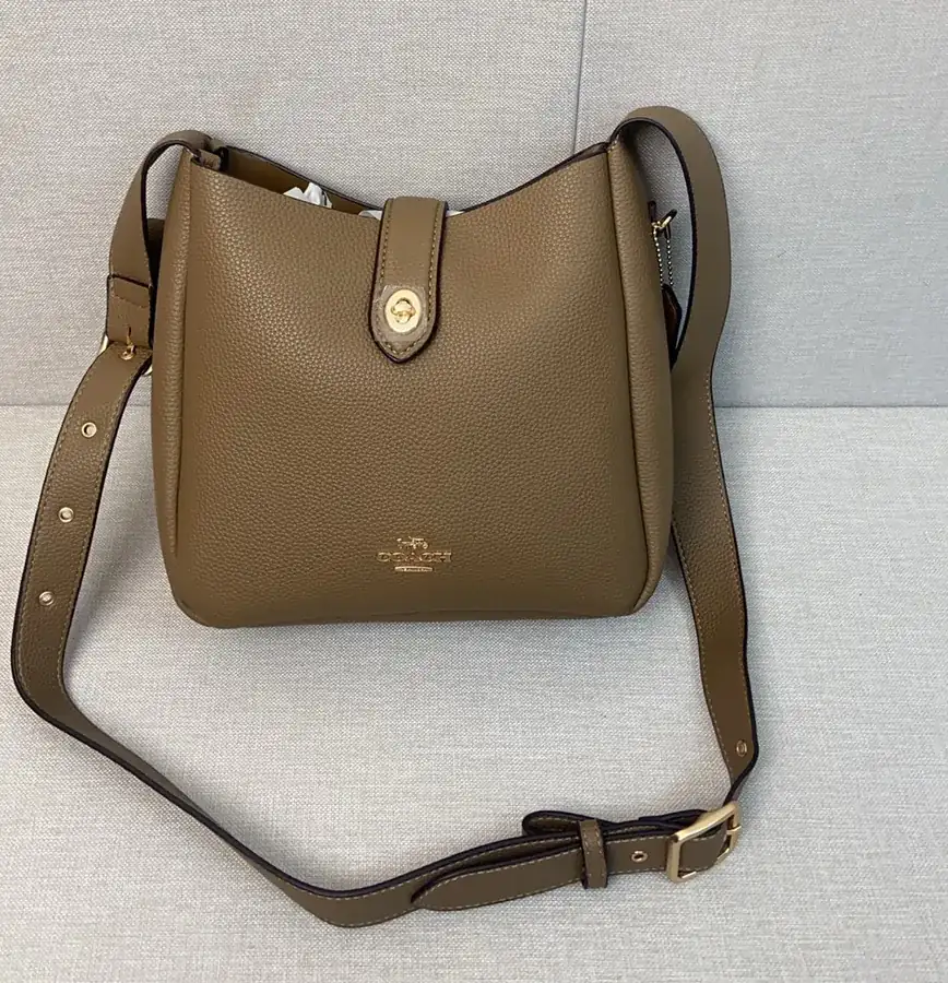 Coach Hadley Crossbody Premium Full Leather, Stylish and Lightweight