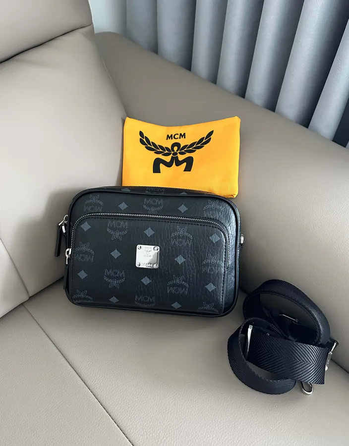 MCM Aren Visetos Mini Crossbody
