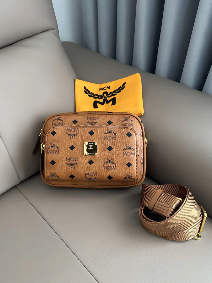 MCM Aren Visetos Mini Crossbody