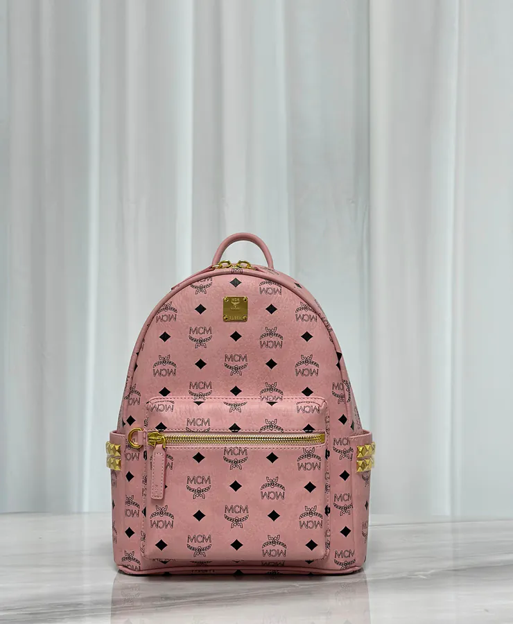 MCM Stark Visetos Mini Backpack