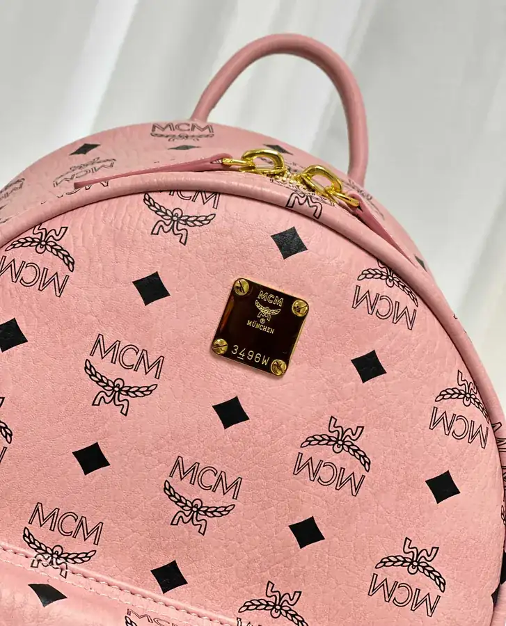 MCM Stark Visetos Mini Backpack