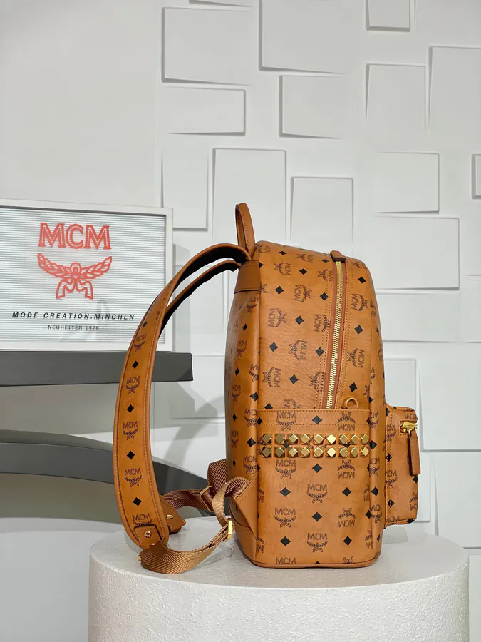 MCM Stark Visetos Double Shoulder Bag