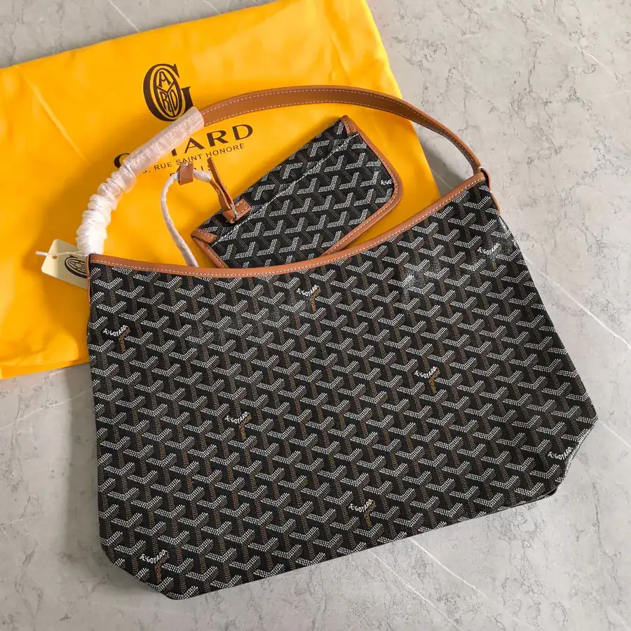Goyard Hobo with Silk Print, Elegant and Casual