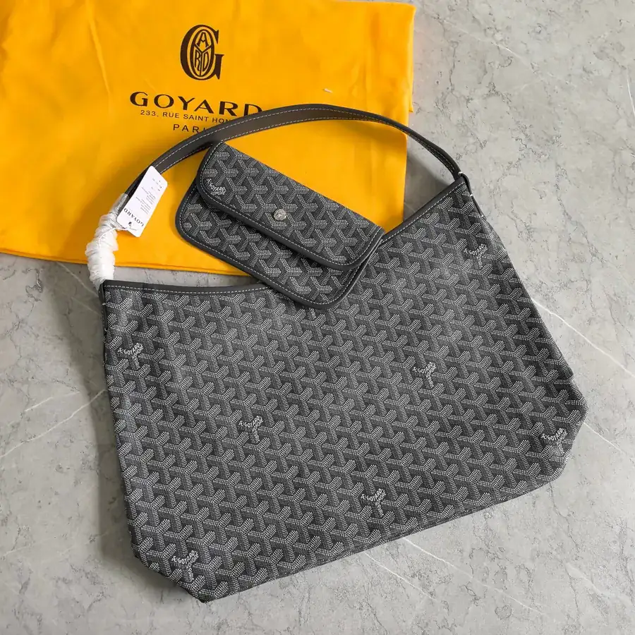 Goyard Hobo with Silk Print, Elegant and Casual