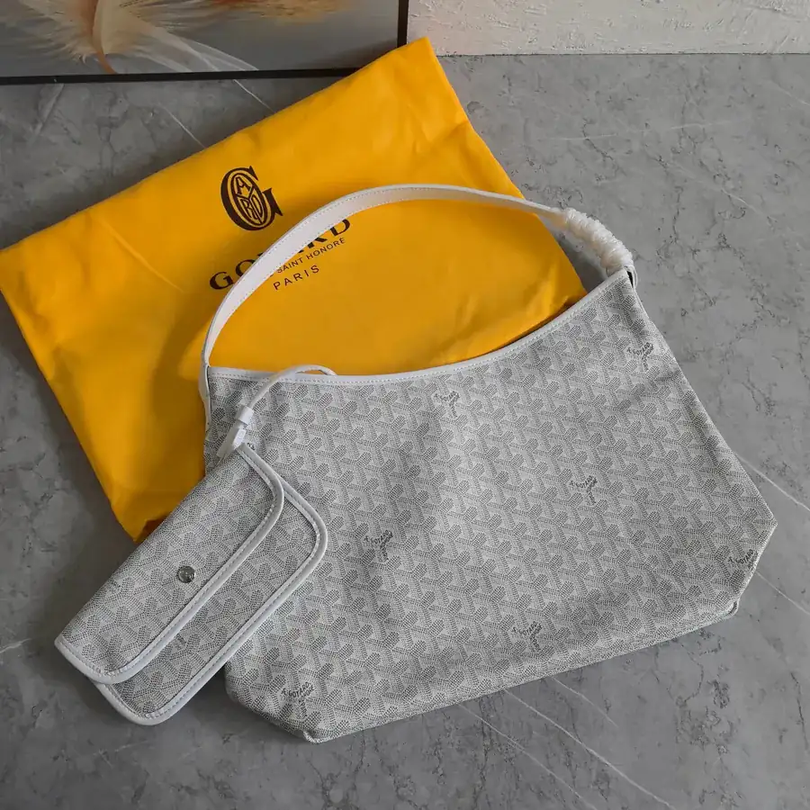 Goyard Hobo with Silk Print, Elegant and Casual