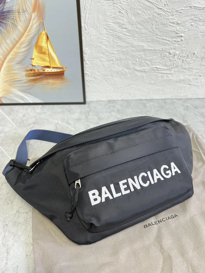 Balenciaga City Series Paris Explorer Waist Bag Black