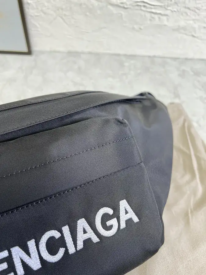 Balenciaga City Series Paris Explorer Waist Bag Black