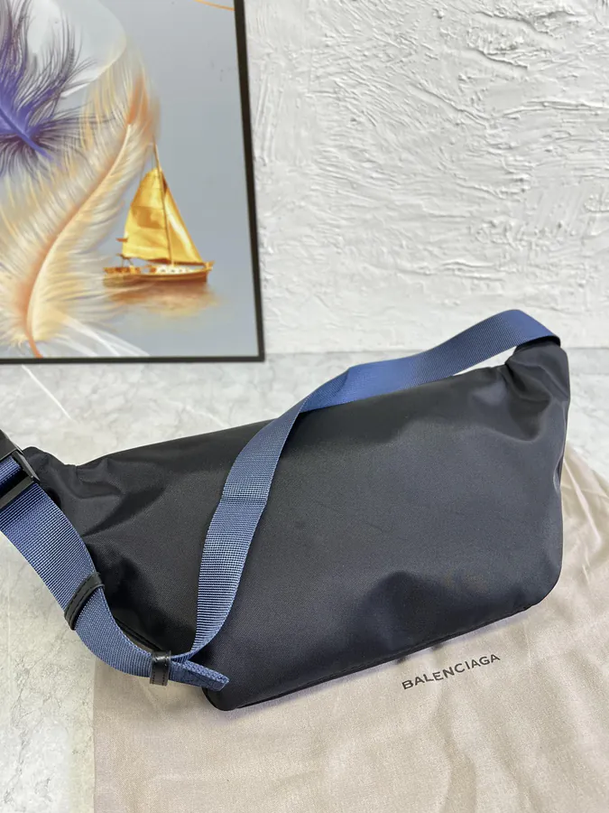 Balenciaga City Series Paris Explorer Waist Bag Black