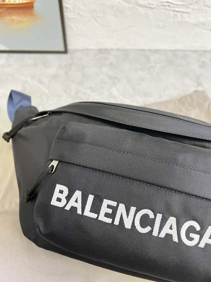 Balenciaga City Series Paris Explorer Waist Bag Black