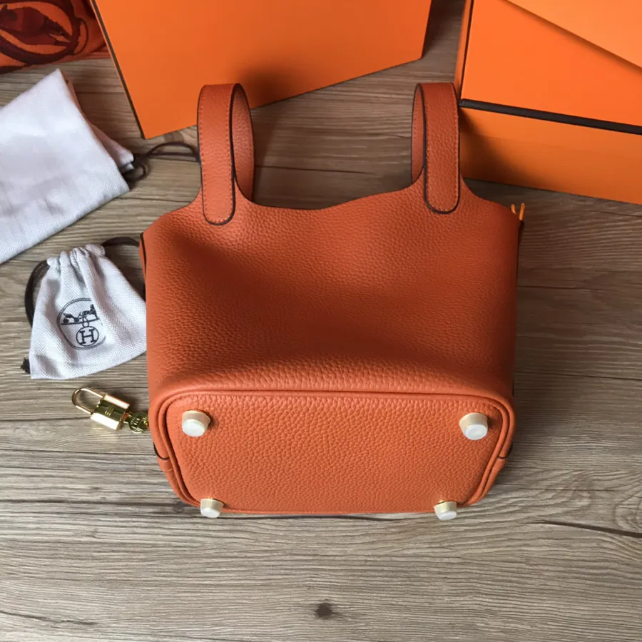 Hermes Picotin Lock in Genuine Leather