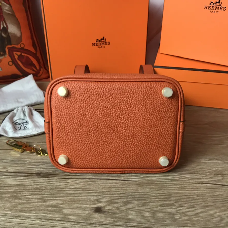 Hermes Picotin Lock in Genuine Leather