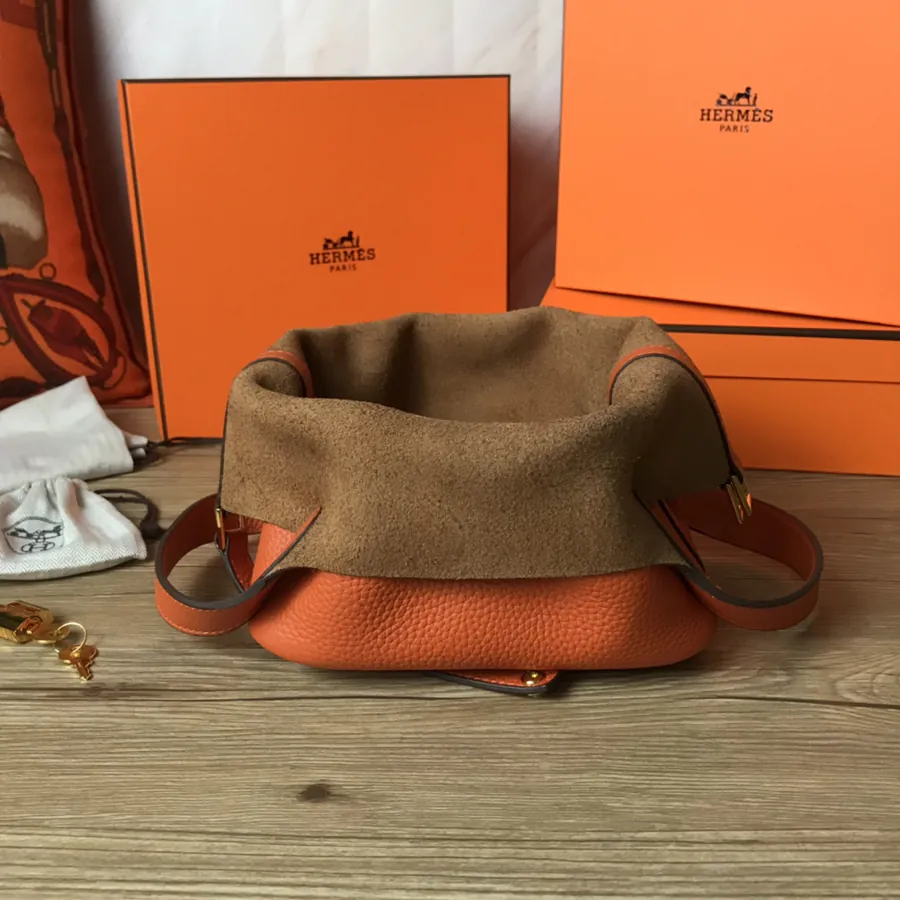 Hermes Picotin Lock in Genuine Leather