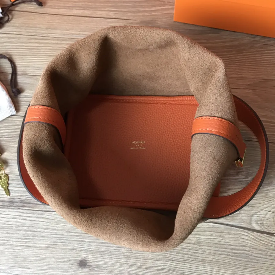 Hermes Picotin Lock in Genuine Leather