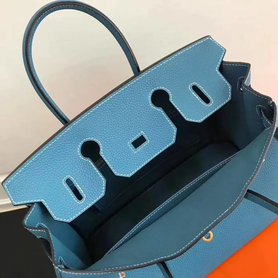 Hermès Birkin Bucket Bag in Grained Calfskin