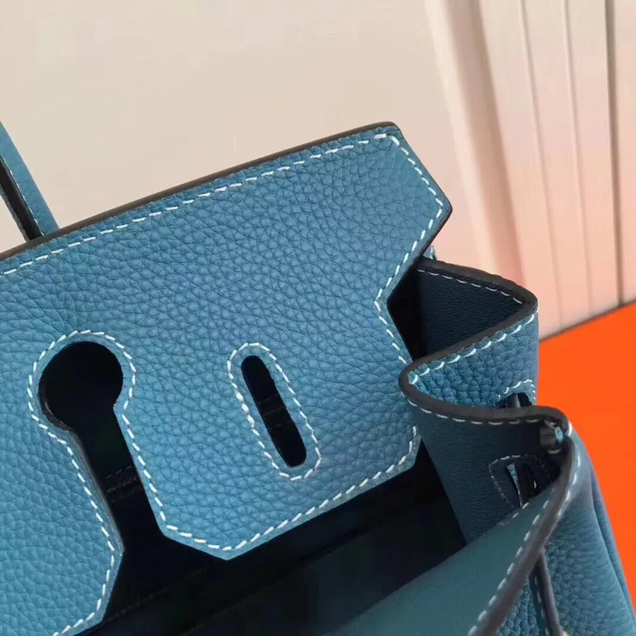 Hermès Birkin Bucket Bag in Grained Calfskin