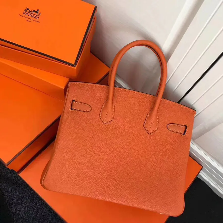 Hermès Birkin Bucket Bag in Grained Calfskin