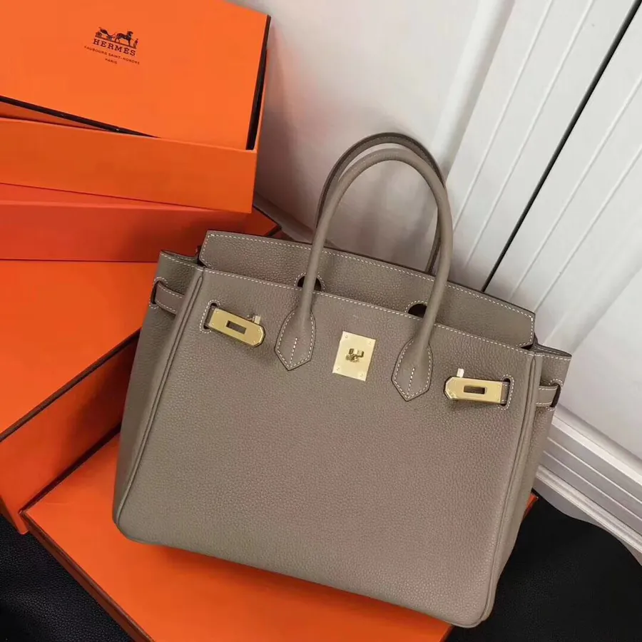 Hermès Birkin Bucket Bag in Grained Calfskin