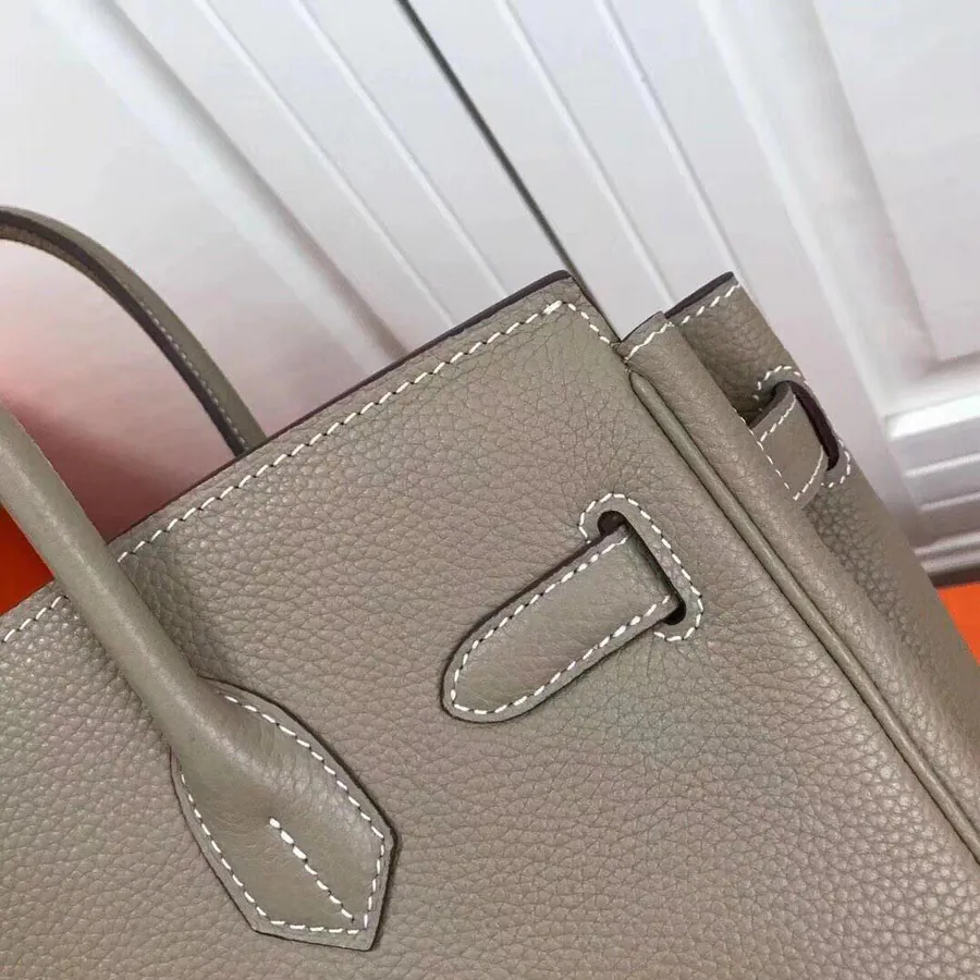 Hermès Birkin Bucket Bag in Grained Calfskin