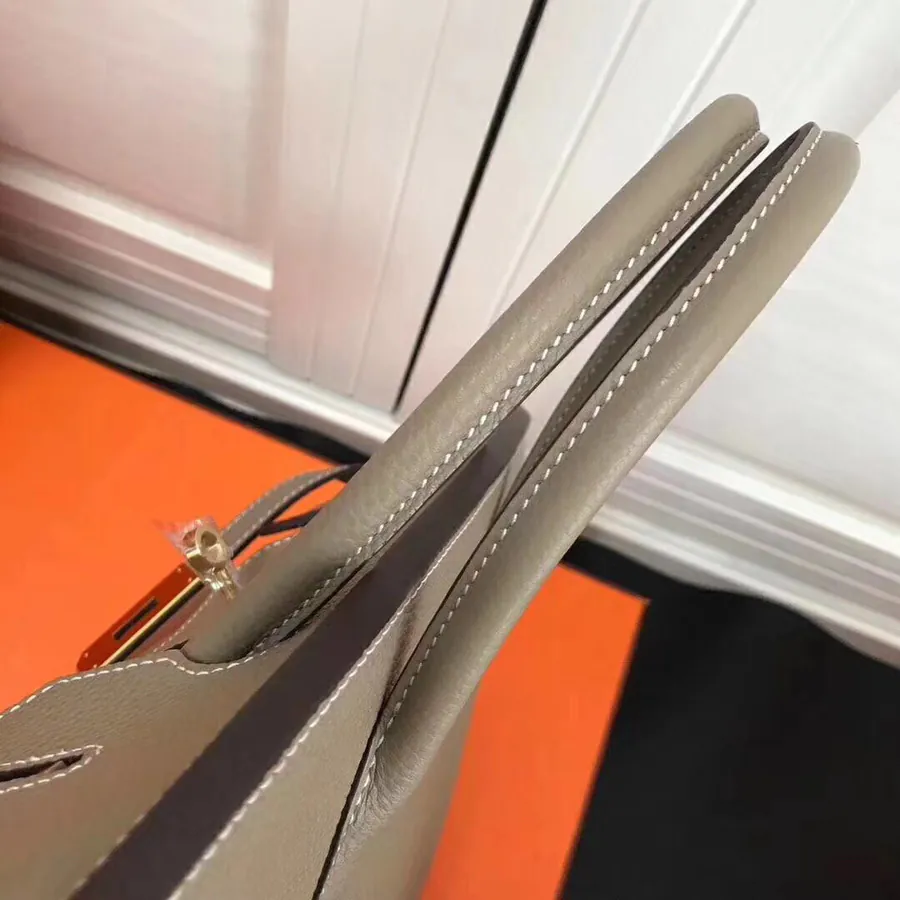 Hermès Birkin Bucket Bag in Grained Calfskin