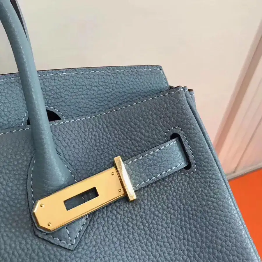 Hermès Birkin Bucket Bag in Grained Calfskin