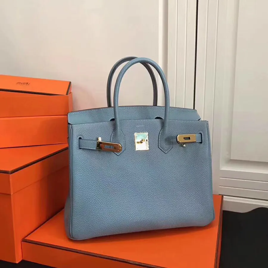 Hermès Birkin Bucket Bag in Grained Calfskin