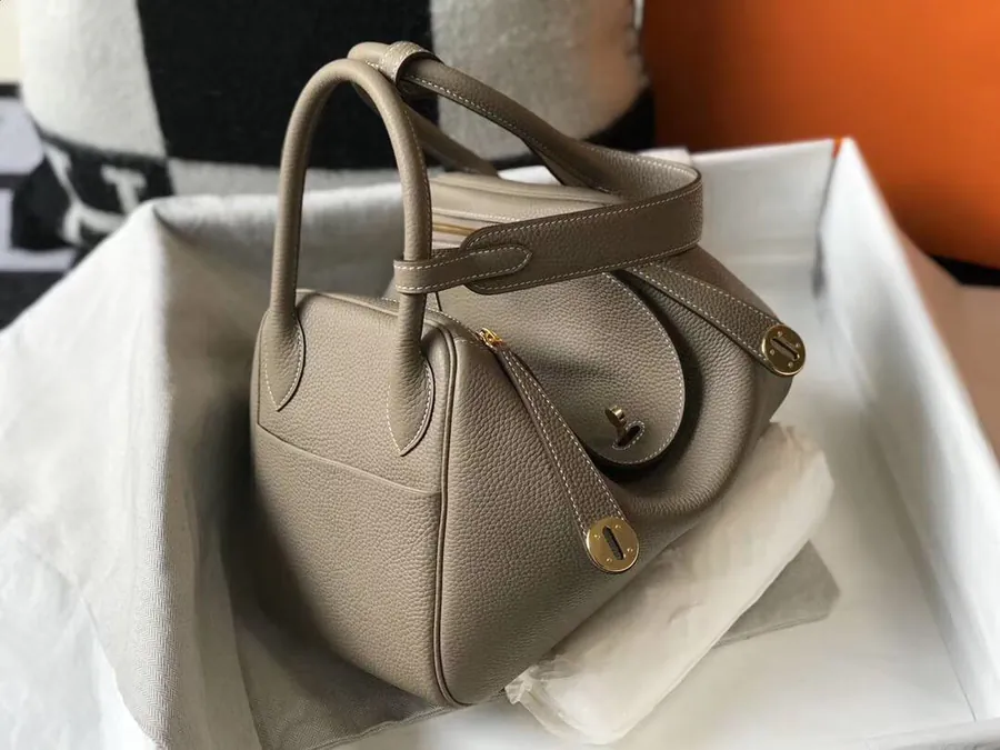 Hermès Lindy in Genuine Calfskin