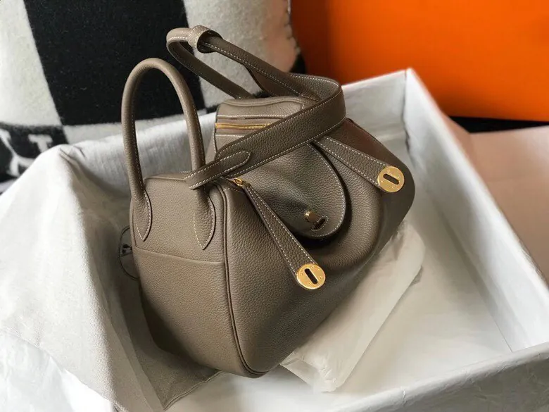Hermès Lindy in Genuine Calfskin