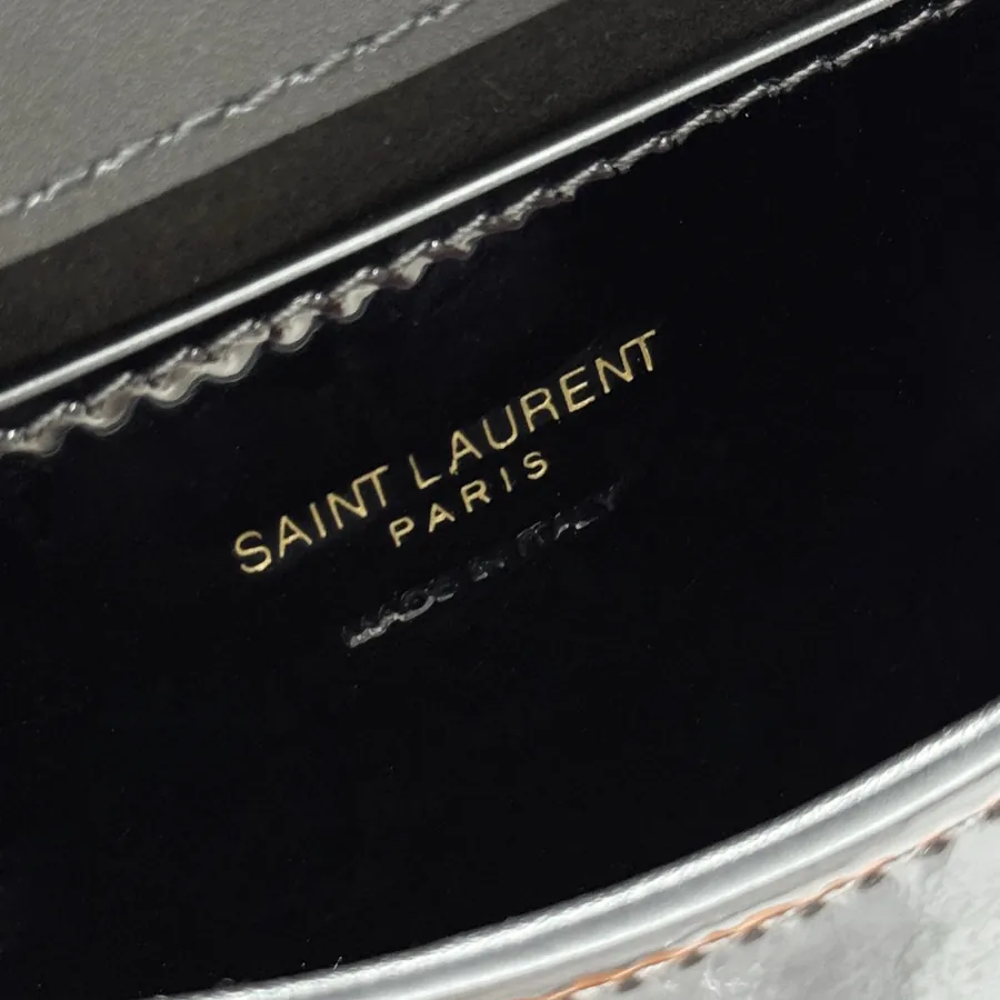 Voltaire Box Modern Crossbody Satchel in Grained Calfskin