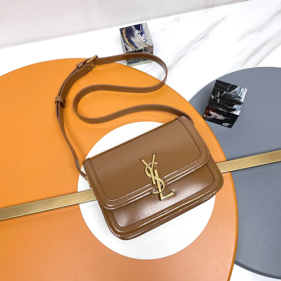 Solferino Box Vintage Inspired Leather Bag