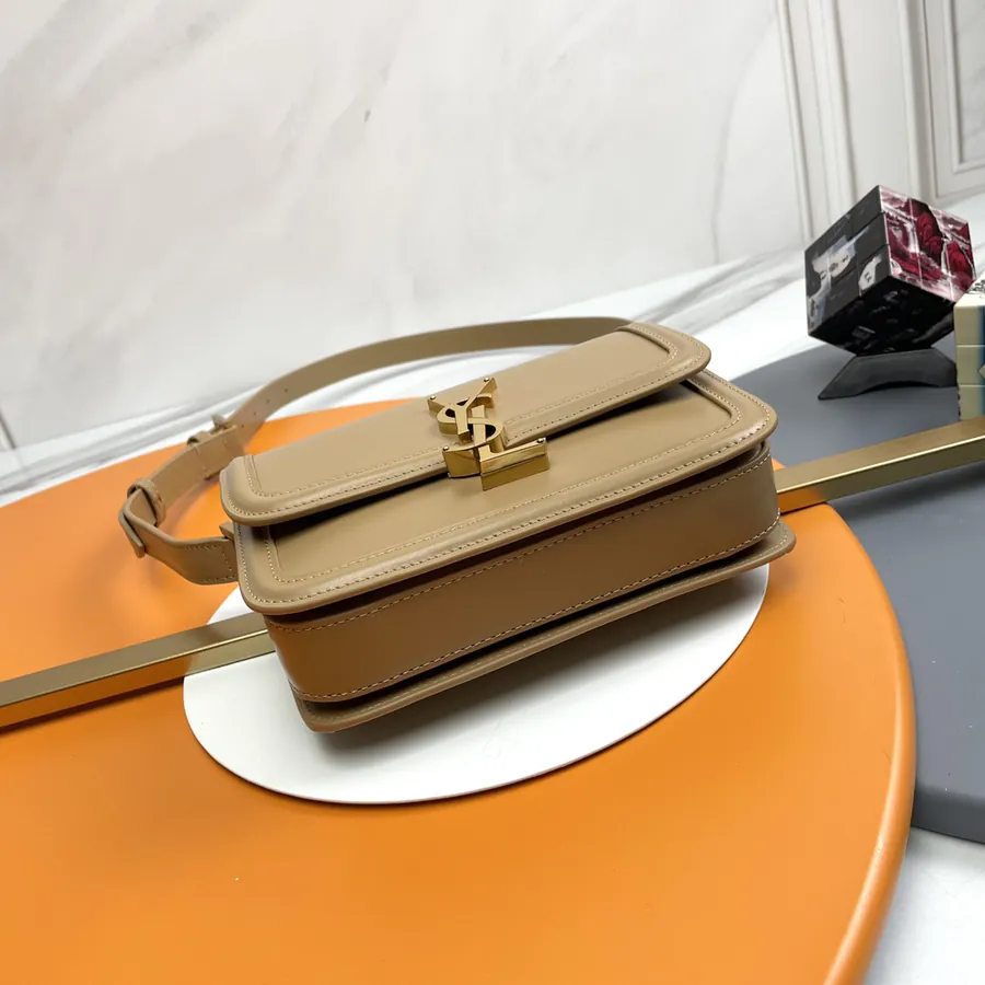 Solferino Box Vintage Inspired Leather Bag