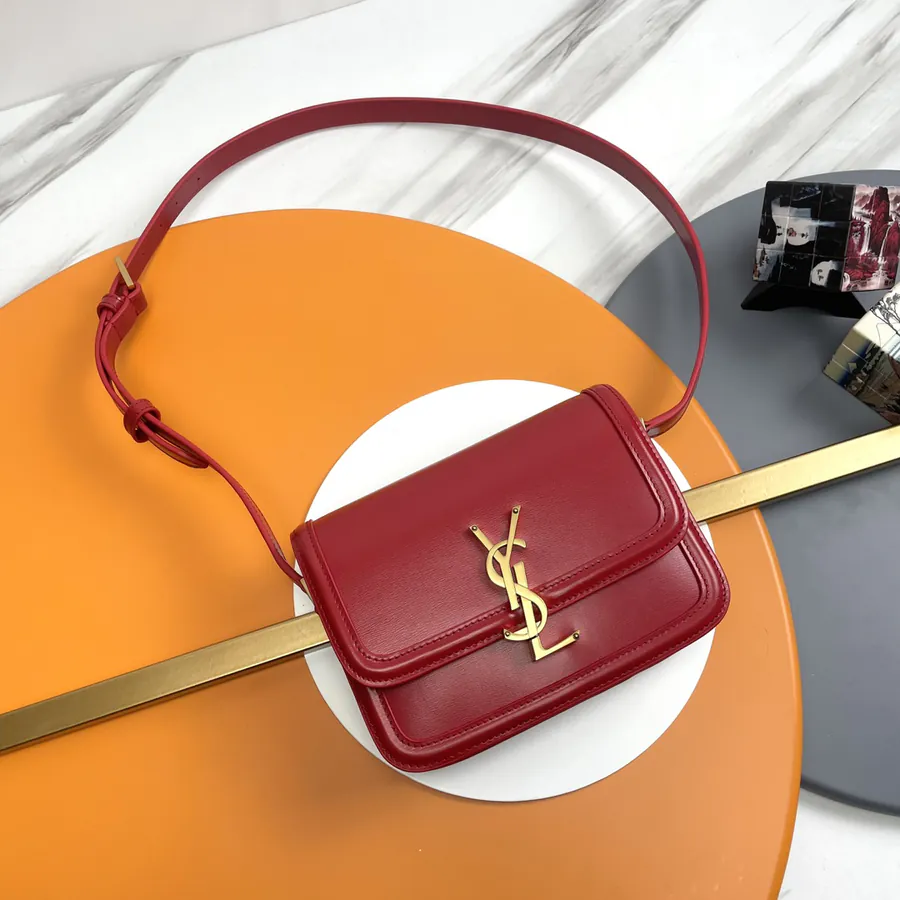 Solferino Box Vintage Inspired Leather Bag