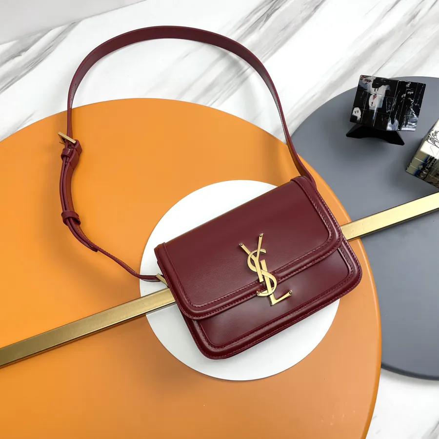 Solferino Box Vintage Inspired Leather Bag