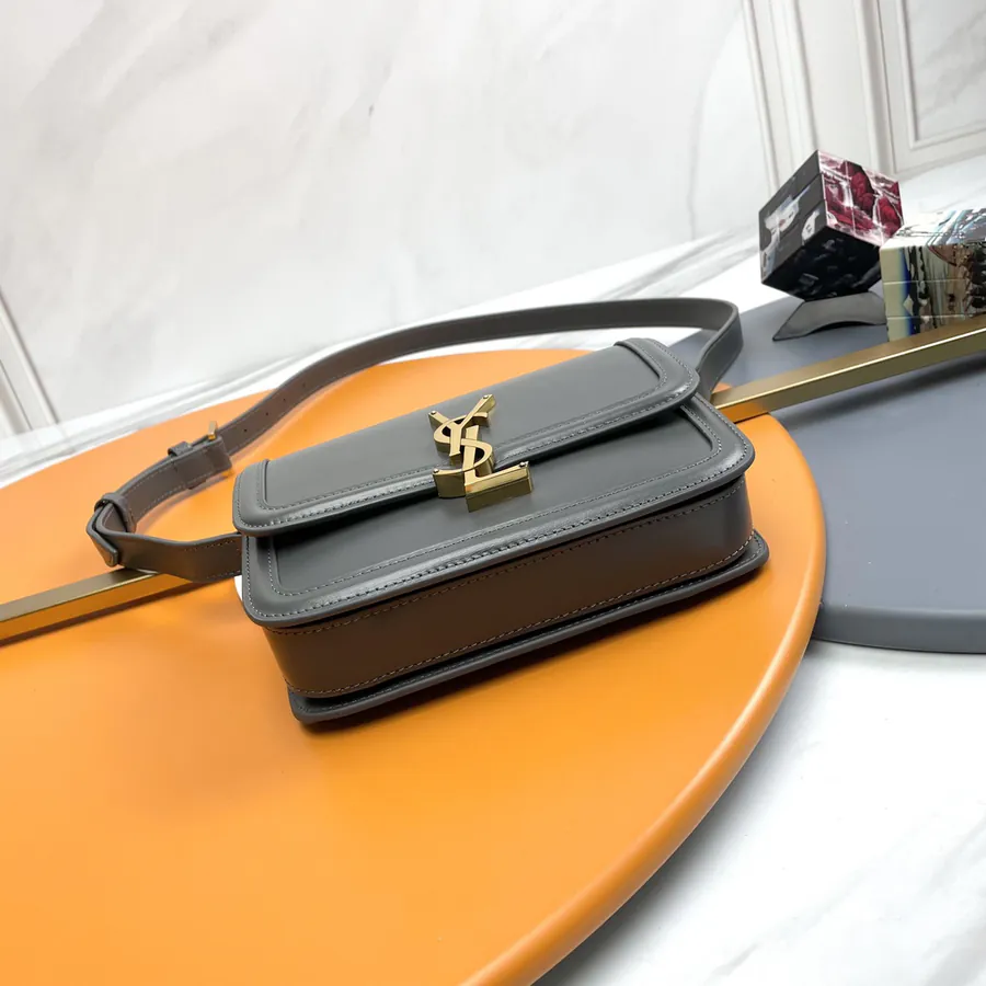 Solferino Box Vintage Inspired Leather Bag