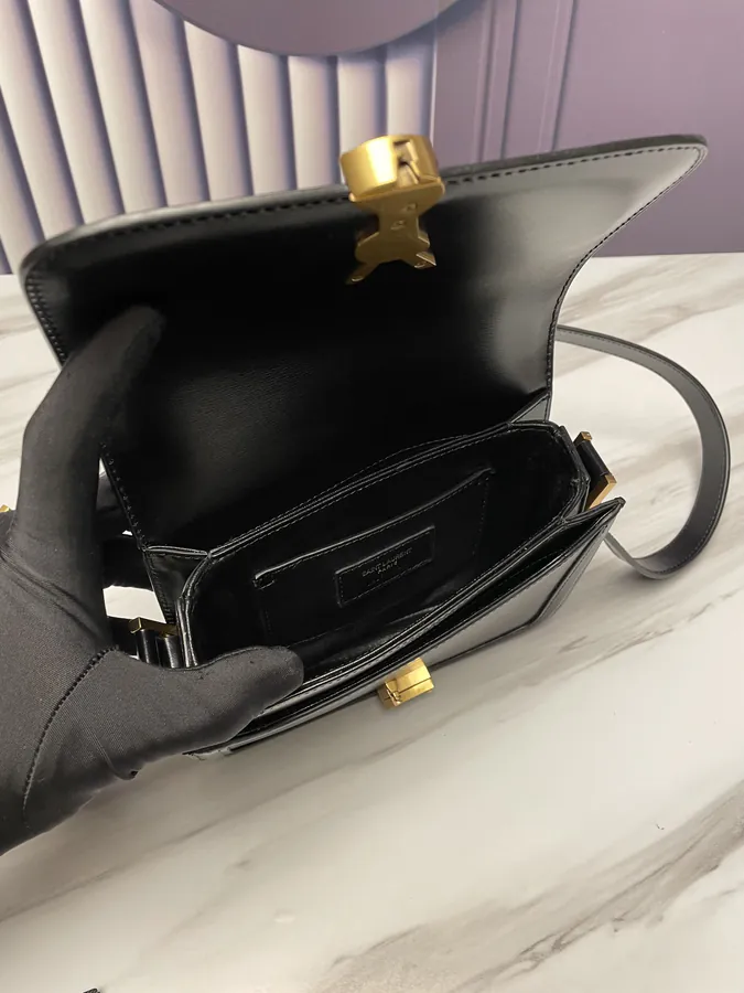 Solferino Box Vintage Inspired Leather Bag