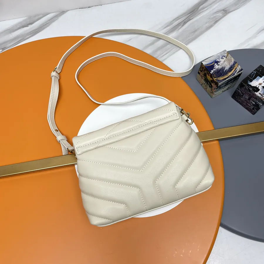LouLou Mini Crossbody Bag with Gold Zipper