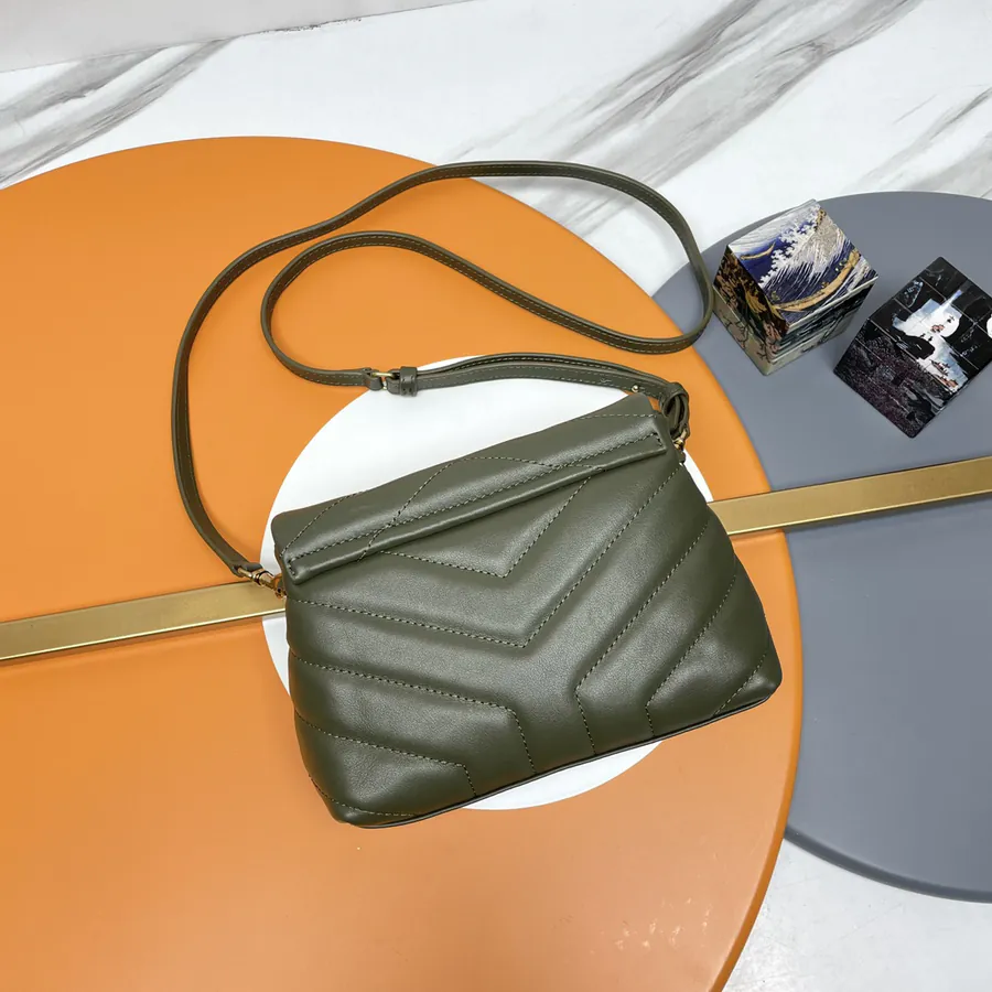 LouLou Mini Crossbody Bag in Olive Green