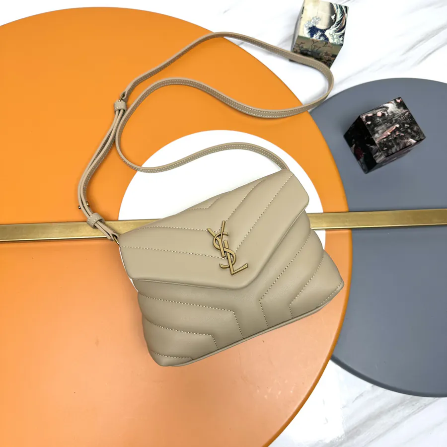 LouLou Mini Crossbody Bag in Apricot
