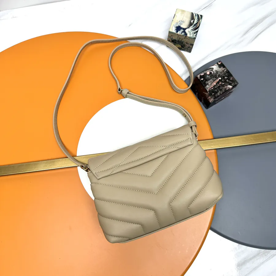 LouLou Mini Crossbody Bag in Apricot