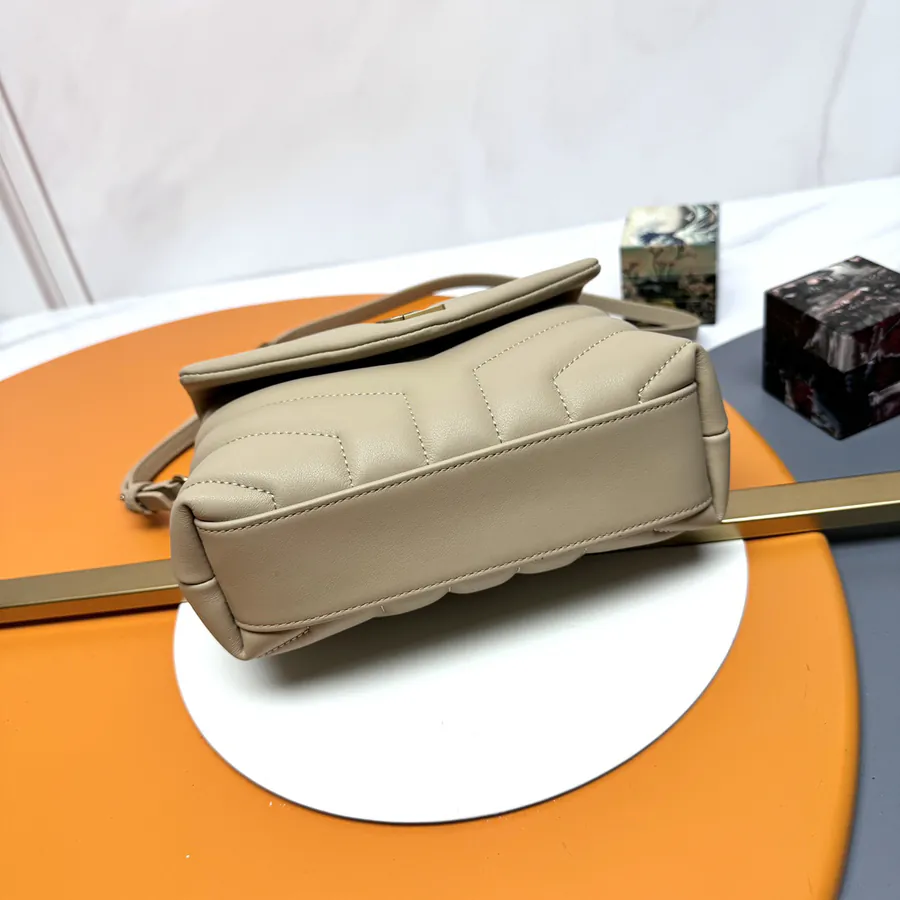 LouLou Mini Crossbody Bag in Apricot