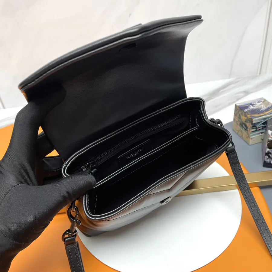 Black LouLou Mini Crossbody Bag