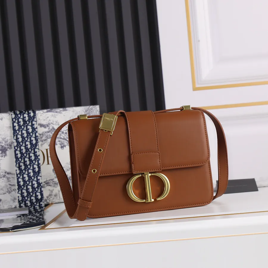 Dior 30 Montaigne Bucket Bag in Brown