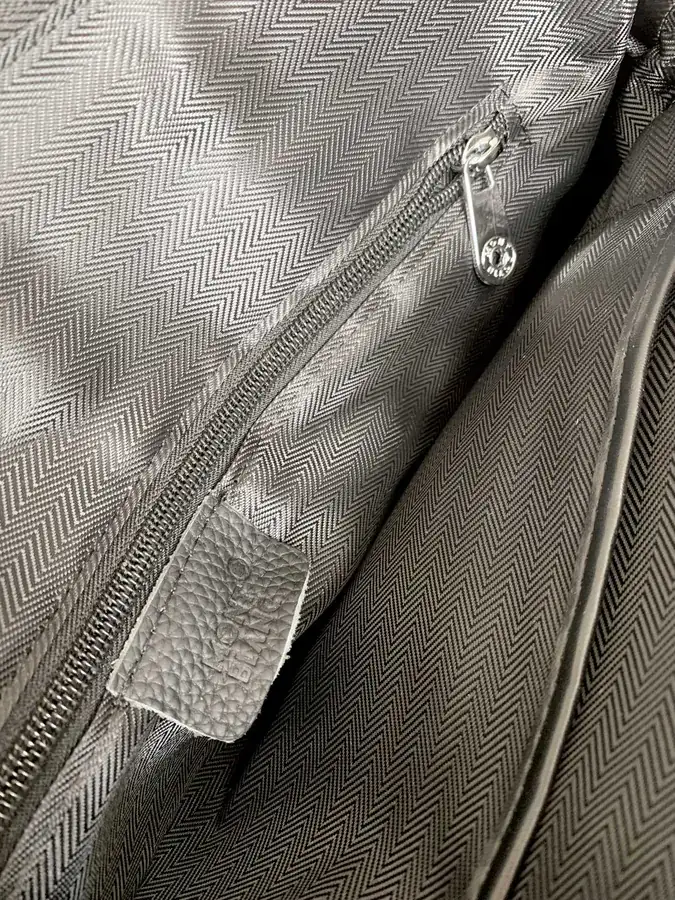 Montblanc Men's Leather Briefcase Professional Handbag
