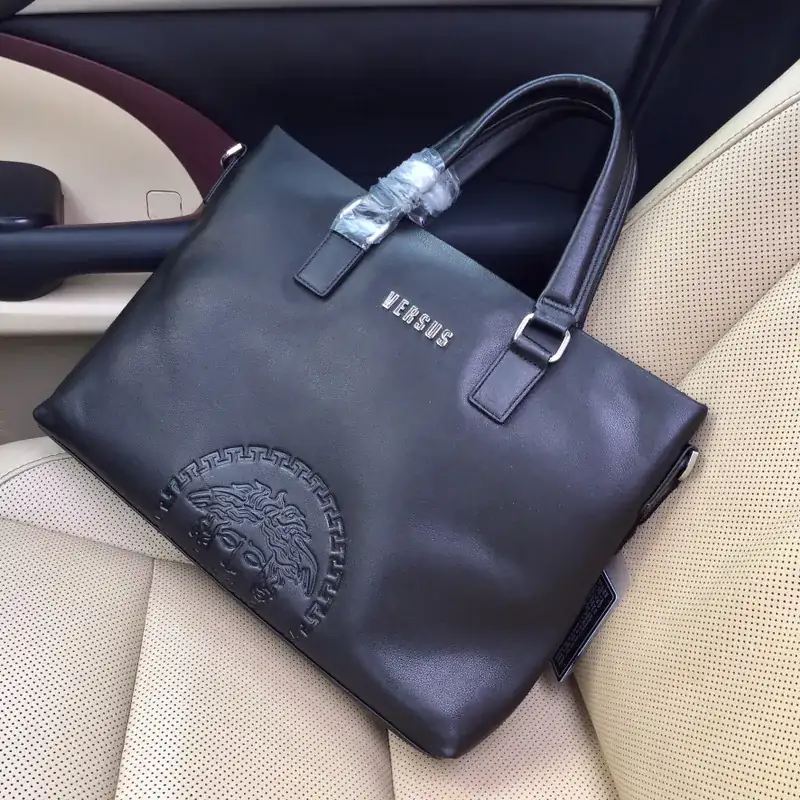 Versace Men's Premium Top Handle Bag