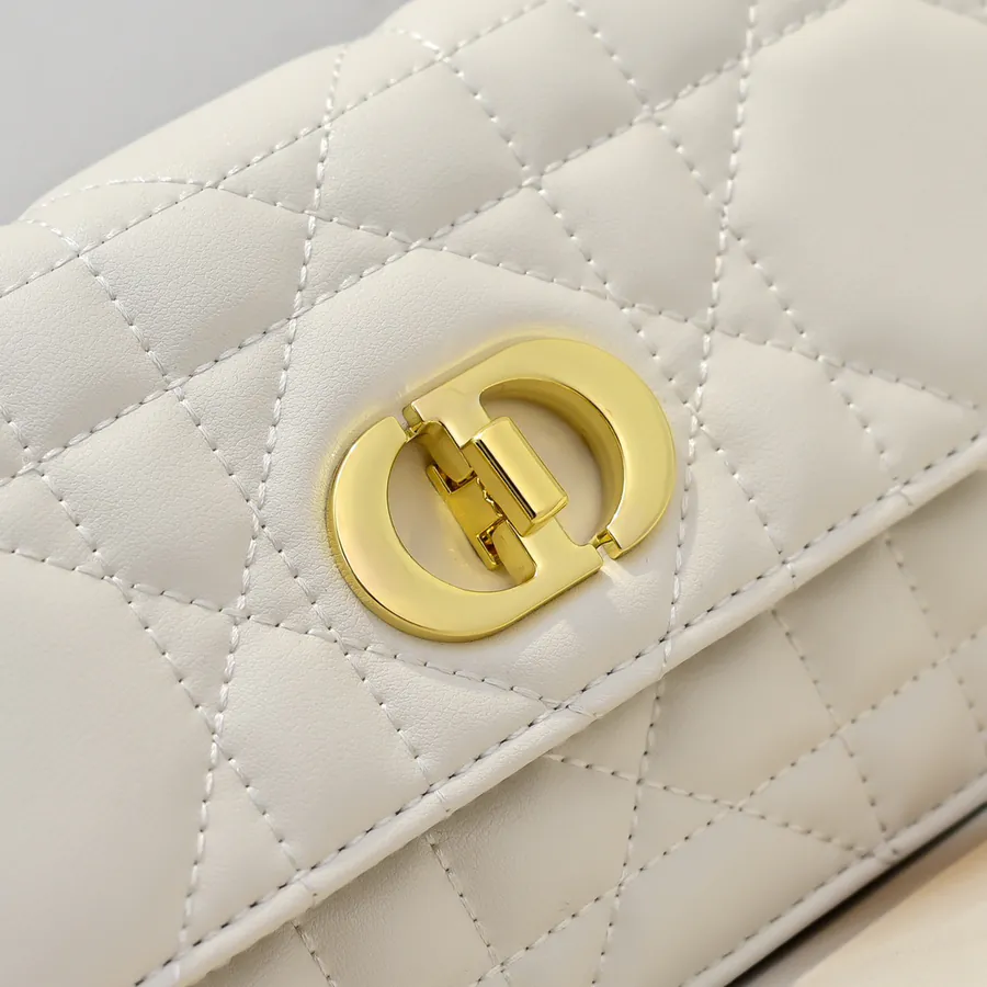 Miss Caro Chain Bag with Oblique Print